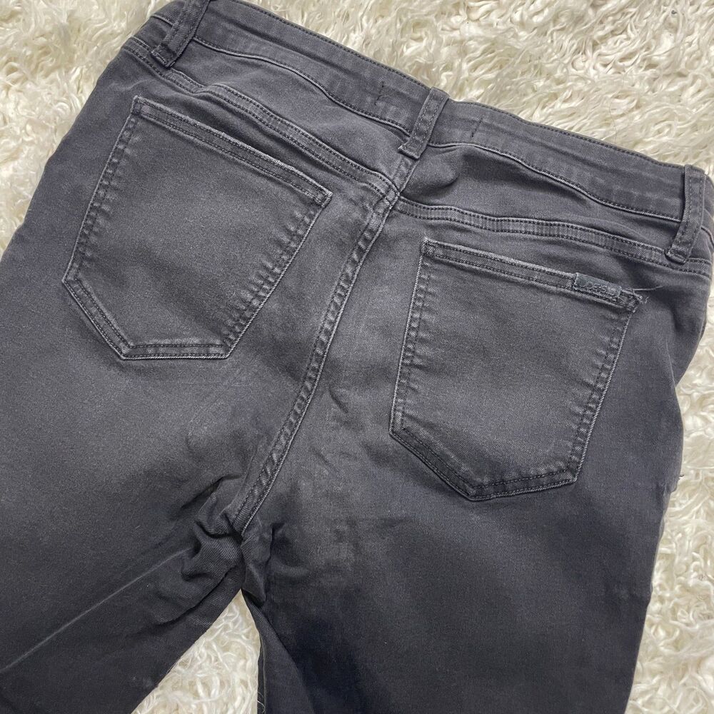 Joes The Icon Mid Rise Skinny Ankle Faded Black Jeans Size 31